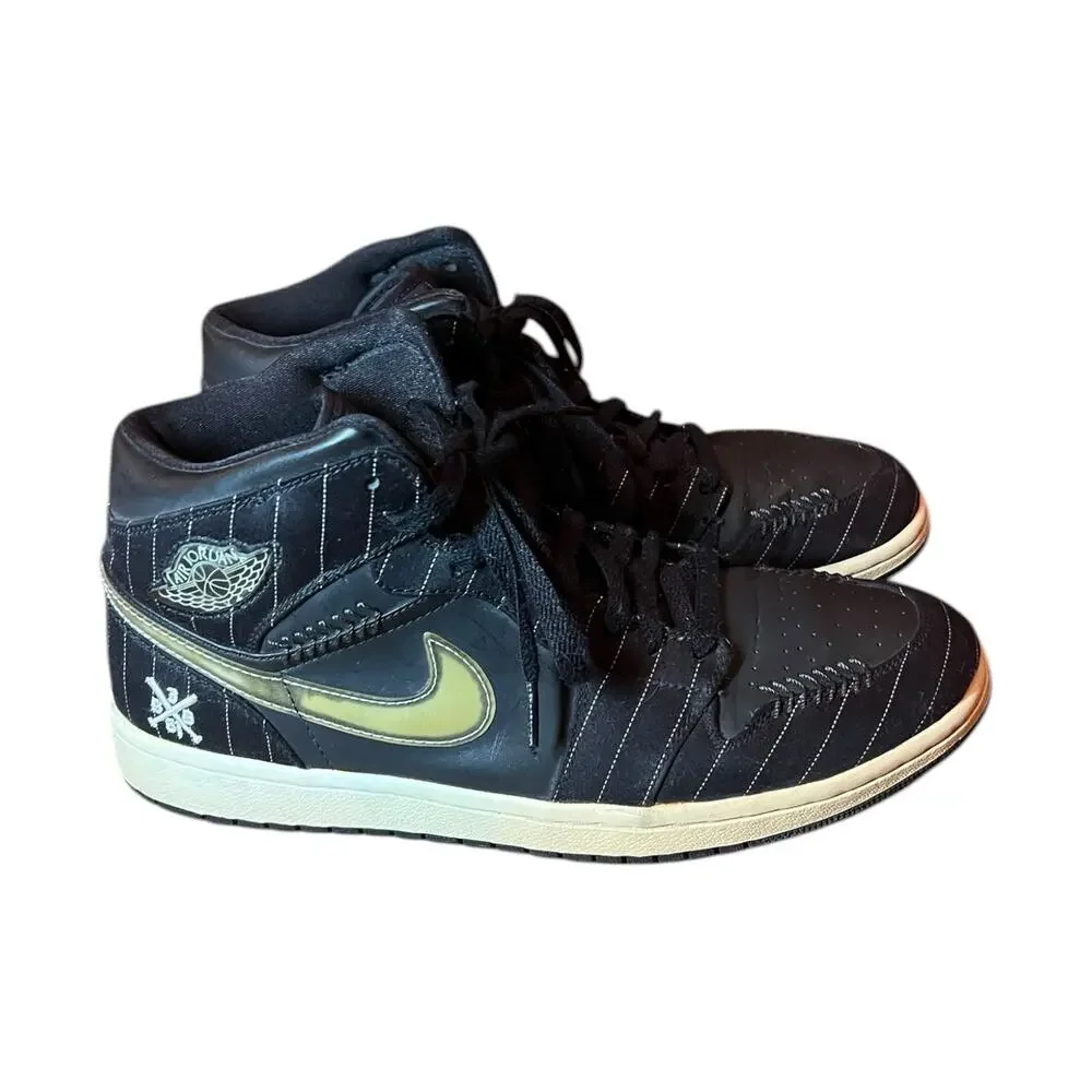 Air Jordan 1 Retro Mid Birmingham Barons Opening Day 325514-012 Men’s 11 Rare